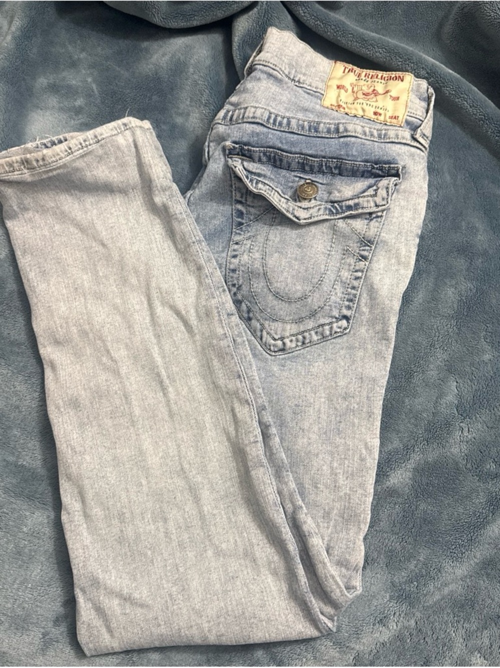 True Religion Men’s Light Blue Skinny Jeans